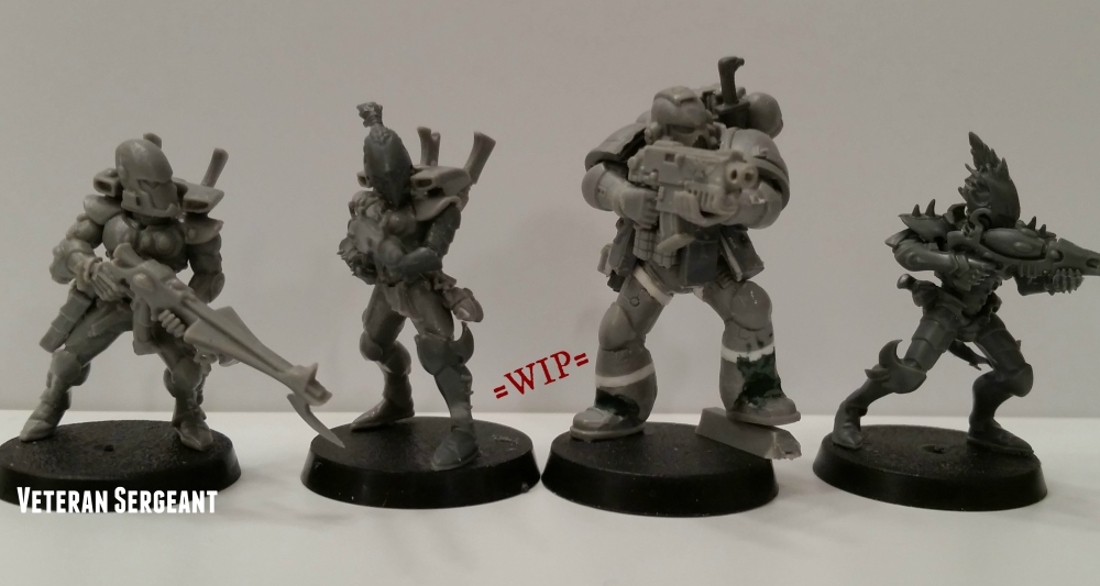 eldar corsairs conversions compared to tall True Scale Space Marine